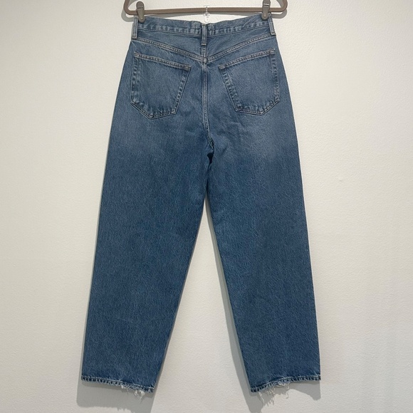 NWOT! Agolde Dara Mid Rise Baggy in Pattern Size 27 - Picture 14 of 16